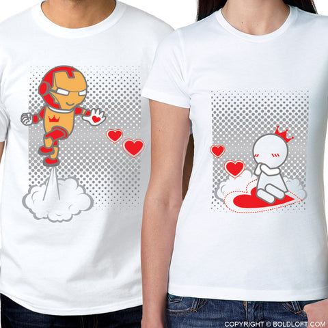 Keep Calm And Love Me™ His & Her Matching Couple Shirt Set