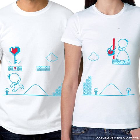 Key To My Heart™ His & Hers Matching Couple Shirt Set