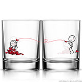 boldloft love will find a way couple drinking glasses couple gifts