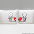 Lesbian Wedding Gifts-Made for Each Other™ Lesbian Couple Pillowcases