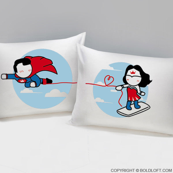  BoldLoft Made for Loving You Couple Pillowcases Superhero gift for men and women