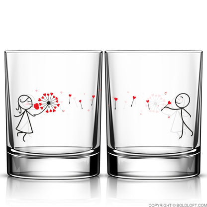 boldloft my heart is all yours couple drinking glasses couple gifts for him and her