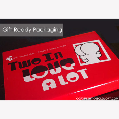 BoldLoft Couple Pillowcases Gift Giving Ready Packaging