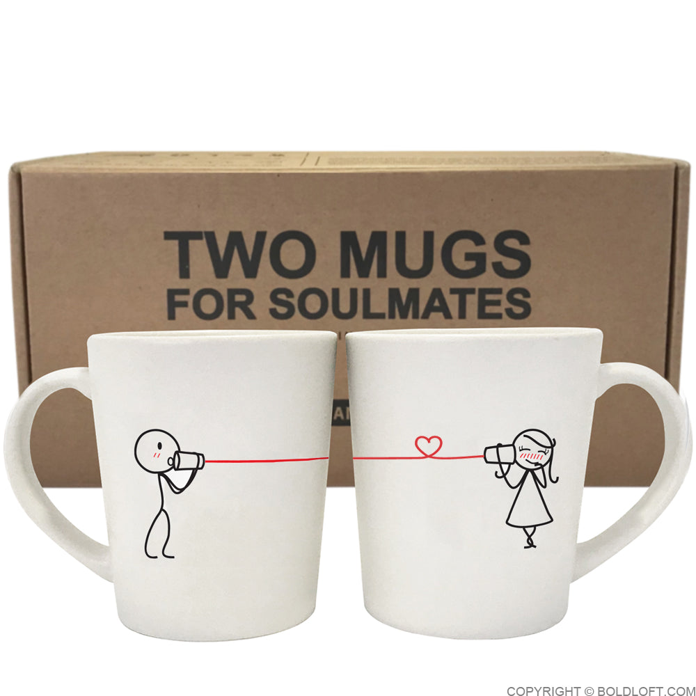 Valentines Day Gifts for Her | Say I Love You Couple Coffee Mugs