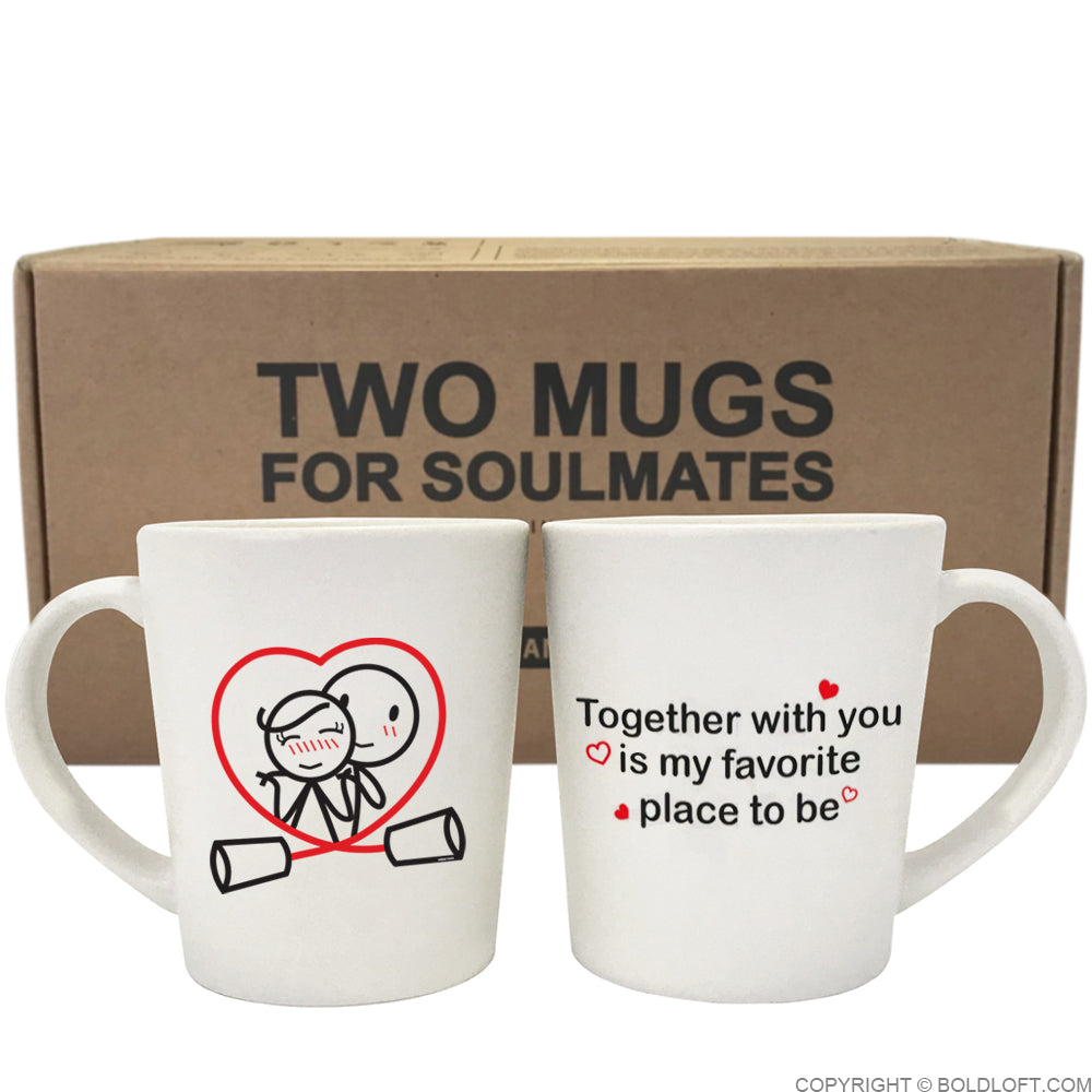 Together is My Favorite Place to Be™ Couple Mug Set