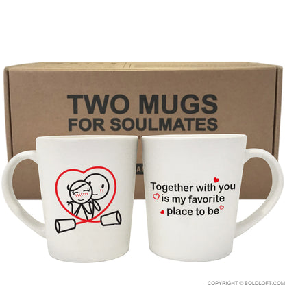 Together is My Favorite Place to Be™ Couple Mug Set