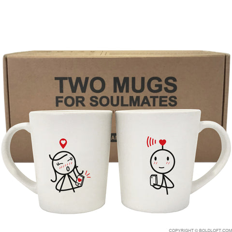 We are Connected™ Couple Mug Set