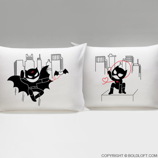 BoldLoft We're Irresistibly Attracted™ His & Hers Couple Pillowcases