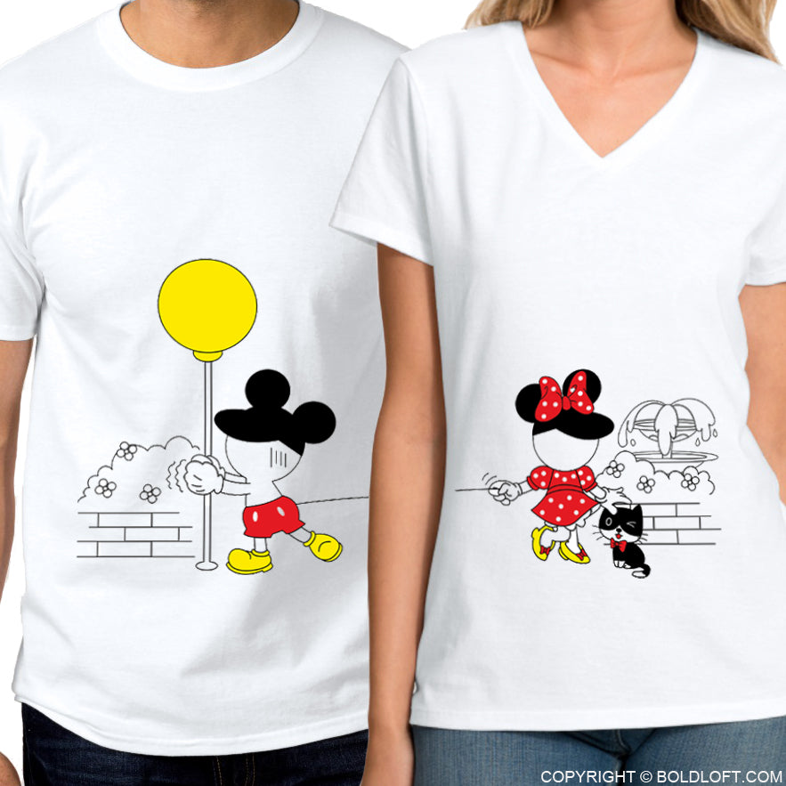 You’re Always Mine™ His & Hers Matching Couple Shirt Set