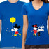 You’re Always Mine™ His & Hers Matching Couple Shirt Set Blue
