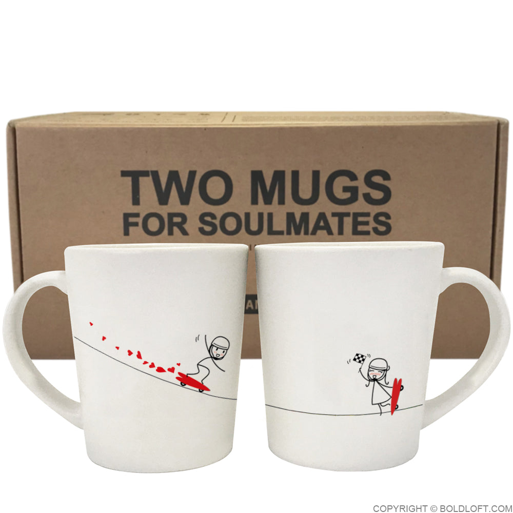BoldLoft Your Heart is My Favorite Destination Couple Coffee Mugs