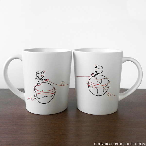 You're Worth Every Mile™ Couple Coffee Mugs