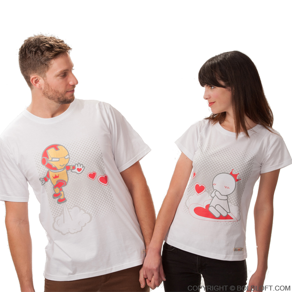 Keep Calm And Love Me™ Couple T-Shirts  US$ 32.99